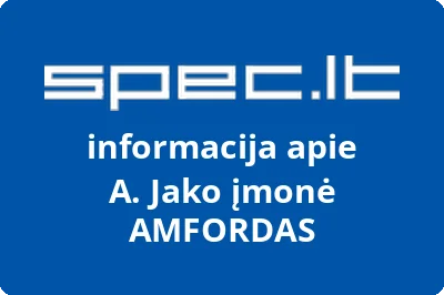A. Jako įmonė AMFORDAS
