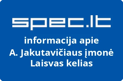 A. Jakutavičiaus įmonė Laisvas kelias