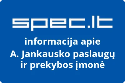 Jankausko paslaugos ir prekyba, UAB