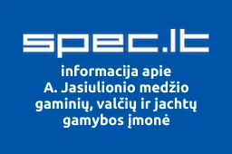 A. Jasiulionio medžio gaminių, valčių ir jachtų gamybos įmonė | spec.lt