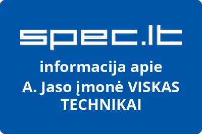 A. Jaso įmonė VISKAS TECHNIKAI