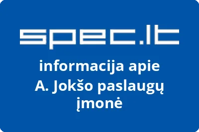 A. Jokšo paslaugų įmonė