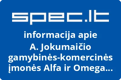 A. Jokumaičio gamybinės-komercinės įmonės Alfa ir Omega filialas Neringoje