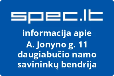 A. Jonyno g. 11 daugiabučio namo savininkų bendrija