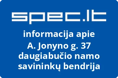 A. Jonyno g. 37 daugiabučio namo savininkų bendrija