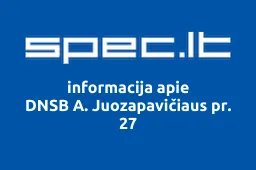 DNSB A. Juozapavičiaus pr. 27 | spec.lt