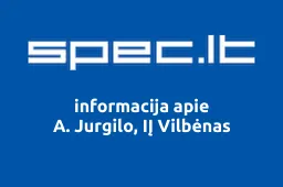 A. Jurgilo, IĮ Vilbėnas | spec.lt