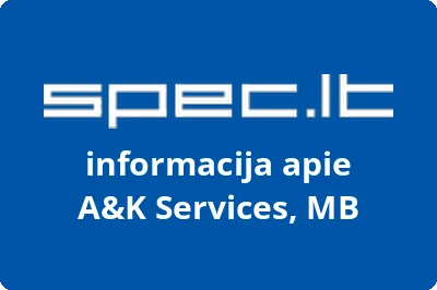 A&K Services, MB | spec.lt
