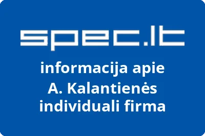 A. Kalantienės individuali firma