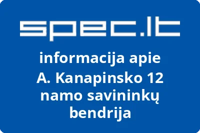 A. Kanapinsko 12 namo savininkų bendrija
