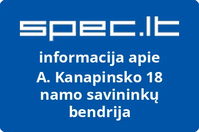 A. Kanapinsko 18 namo savininkų bendrija