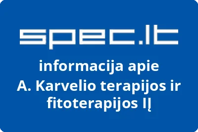 A. Karvelio terapijos ir fitoterapijos, IĮ