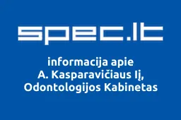 A. Kasparavičiaus Iį, Odontologijos Kabinetas iliustracija