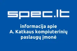A. Katkaus kompiuterinių paslaugų įmonė | spec.lt