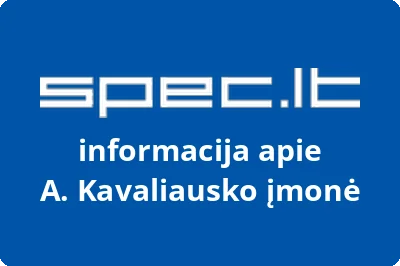 A. Kavaliausko įmonė