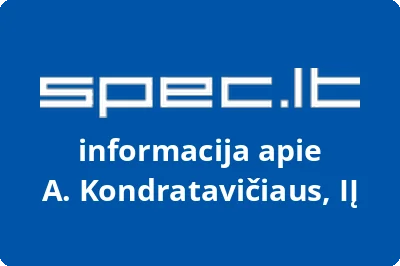 A. Kondratavičiaus, IĮ