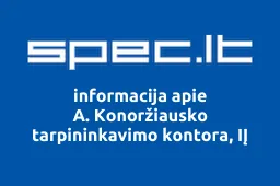 A. Konoržiausko tarpininkavimo kontora, IĮ | spec.lt
