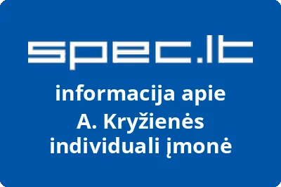 A. Kryžienės individuali įmonė