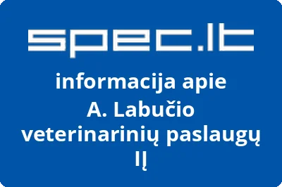 A. Labučio veterinarinių paslaugų, IĮ