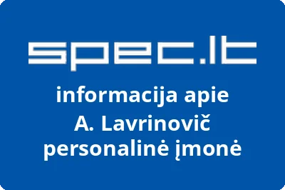 A. Lavrinovič personalinė įmonė