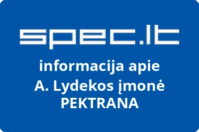 A. Lydekos įmonė PEKTRANA