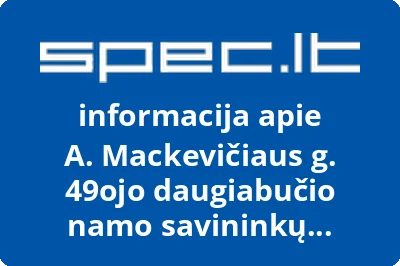 A. Mackevičiaus g. 49ojo daugiabučio namo savininkų bendrija