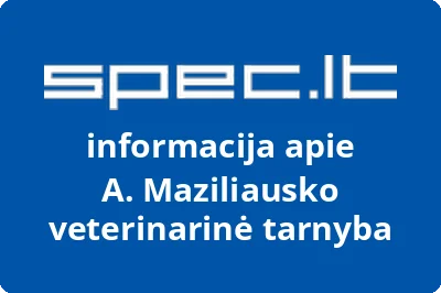 A. Maziliausko veterinarinė tarnyba
