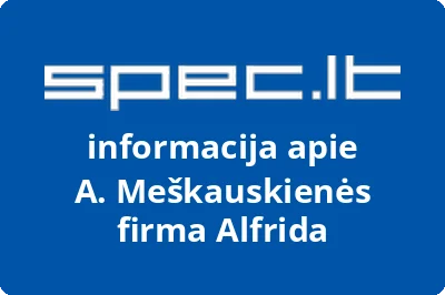 A. Meškauskienės firma Alfrida