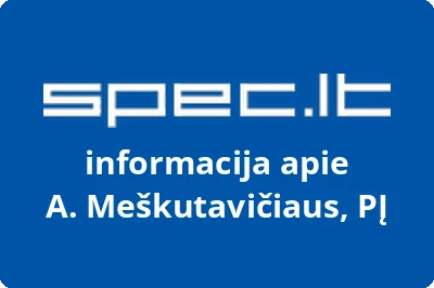 A. Meškutavičiaus, PĮ