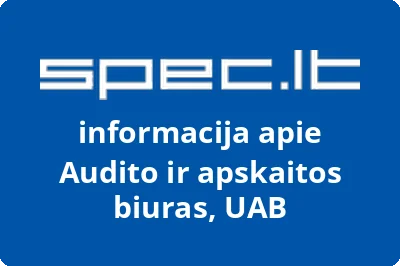 Audito ir apskaitos biuras, UAB
