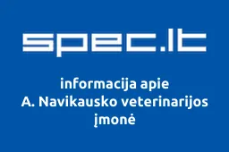 A. Navikausko veterinarijos įmonė