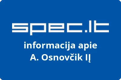 A. Osnovčik, IĮ | spec.lt