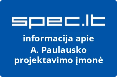 A. Paulausko projektavimo įmonė