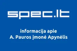 A. Pauros įmonė Apynėlis