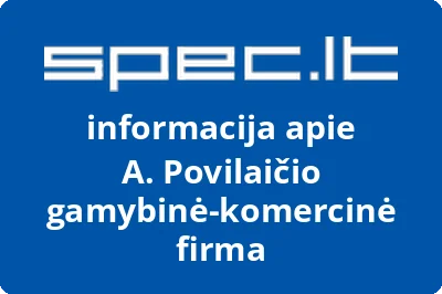 A. Povilaičio gamybinė-komercinė firma