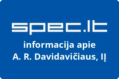 A. R. Davidavičiaus, IĮ