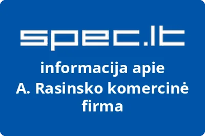A. Rasinsko komercinė firma
