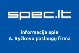 A. Ryžkovo paslaugų firma