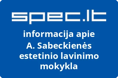 A. Sabeckienės estetinio lavinimo mokykla