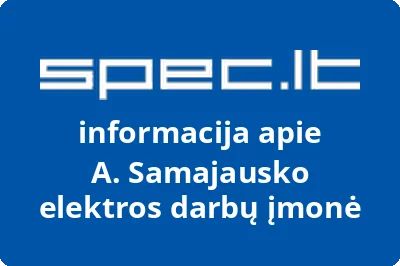 A. Samajausko elektros darbų įmonė