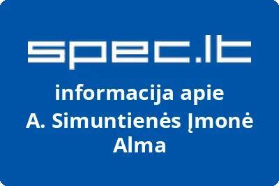 A. Simuntienės įmonė Alma
