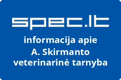 A. Skirmanto veterinarinė tarnyba
