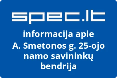 A. Smetonos g. 25-ojo namo savininkų bendrija