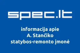 A. Stančiko statybos-remonto įmonė