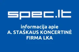 A. STAŠKAUS KONCERTINĖ FIRMA LKA iliustracija