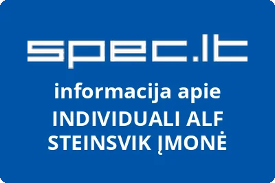 INDIVIDUALI ALF STEINSVIK ĮMONĖ