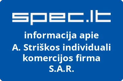 A. Striškos individuali komercijos firma S.A.R.