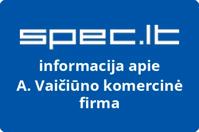 A. Vaičiūno komercinė firma