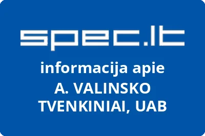 A. Valinsko tvenkiniai, UAB