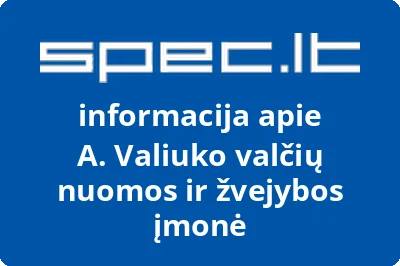 A. Valiuko valčių nuomos ir žvejybos įmonė